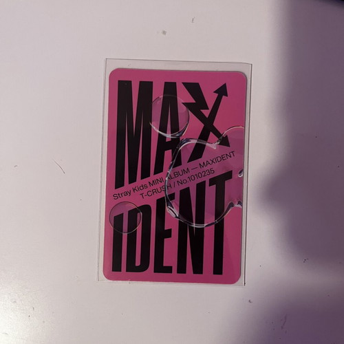 Stray Kids Hyunjin Maxident photocard T-Crush Ver.