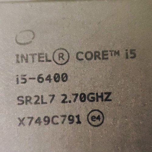 Intel i5 6400 CPU processor like new