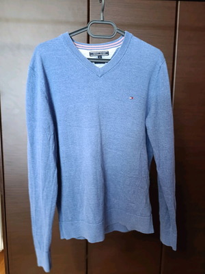 Tommy Hilfiger men's spring sweater new, size M, blue-purple