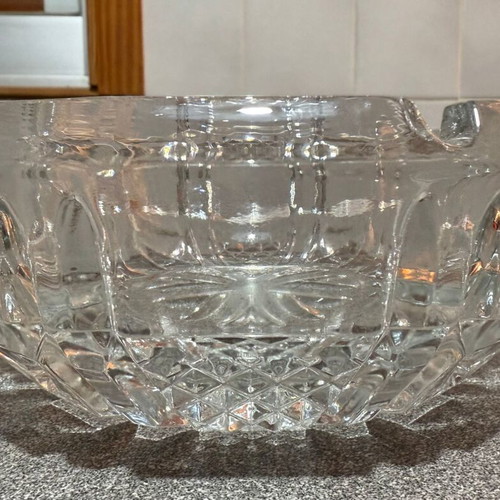 Excalibur crystal ashtrays new, made in Italy