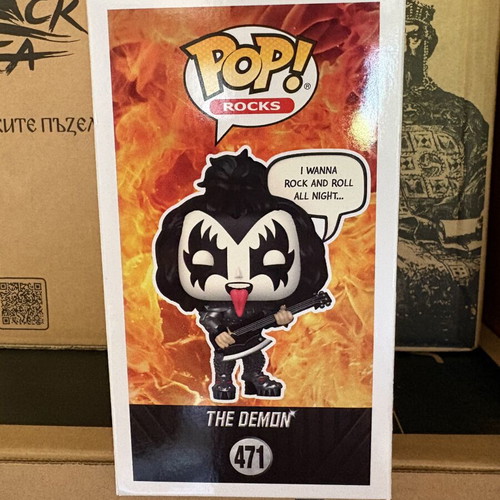 Funko POP The Demon Gene Simmons KISS vinyl figure like new