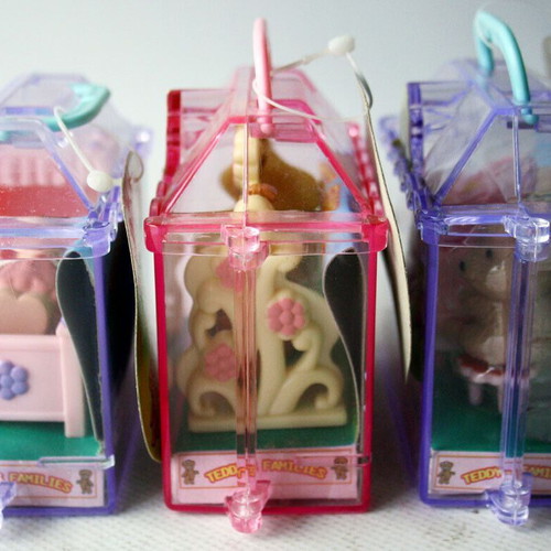 Teddy's Families bear figures set new, pack of 3