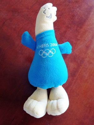 Phoebus plush mascot Athens 2004 Olympic Games, like new