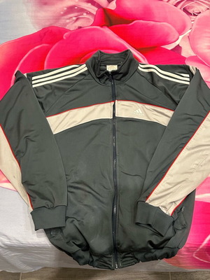 Adidas ζακέτα μεταχειρισμένη, vintage, γκρι, μέγεθος XL