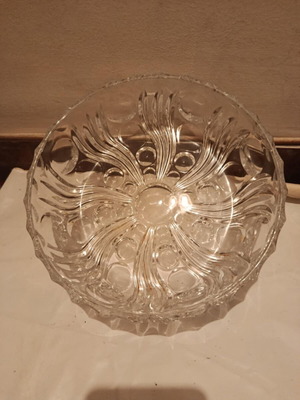 Crystal bowl plate like new