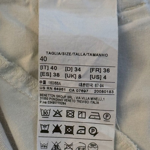 Linen pants Benetton like new, beige, size M 38 10