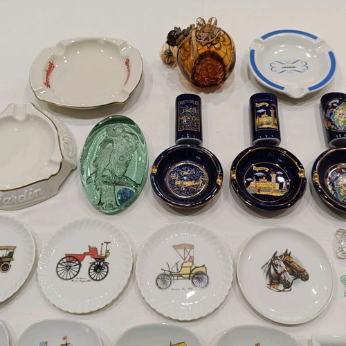 Large collection of glass and porcelain decorative and functional items new