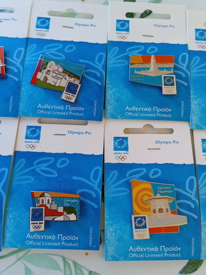 Αυθεντικές ολυμπιακές καρφίτσες, σειρά τοπικά θέματα