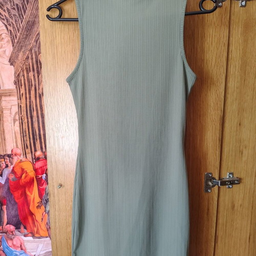 Pink Woman dress, green, XS