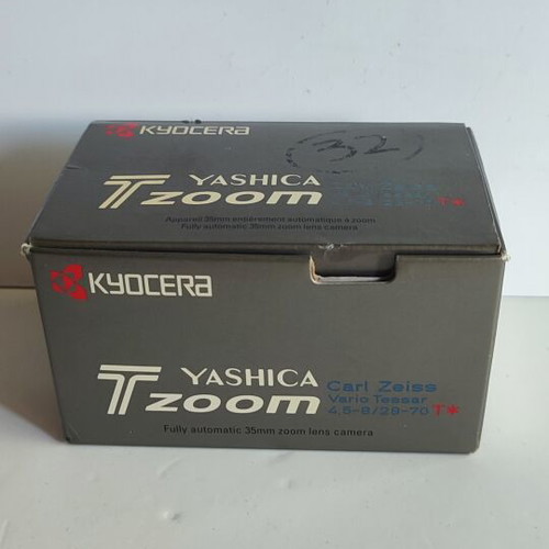Yashica T Zoom 35mm film camera new with Carl Zeiss lens
