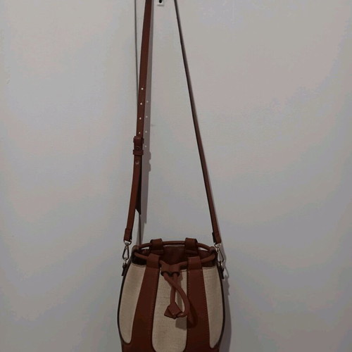 Zara shoulder bag new, beige and brown