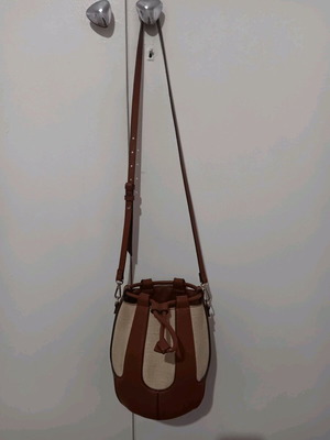 Zara shoulder bag new, beige and brown