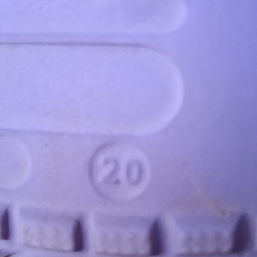 Girls' purple shoes size 20 used, very good condition