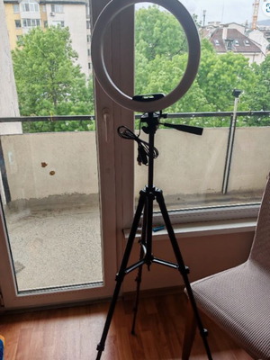 UBeesize 12" Ring Light with Tripod and Bluetooth Remote new