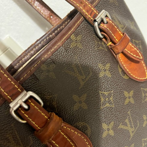 Louis Vuitton vintage handbag used, beige brown