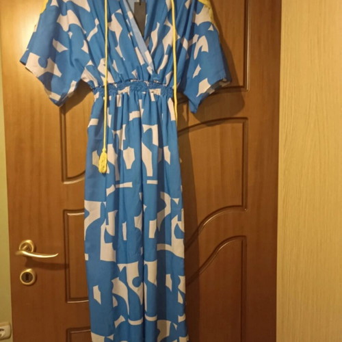 Eleria Corttz dress M-L, blue