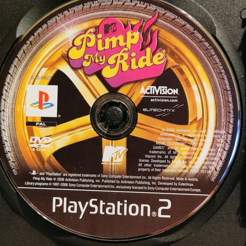 MTV Pimp My Ride PS2 used in very good condition
