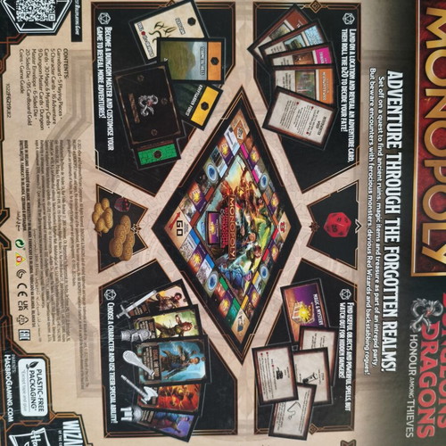 Monopoly Dungeons and Dragons Honor Among Thieves board game new