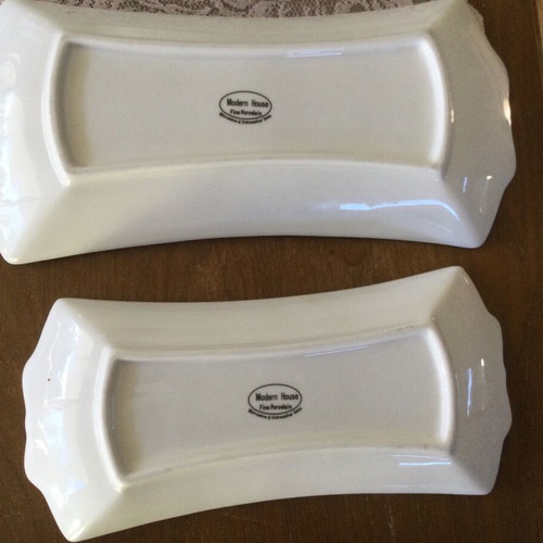 Small serving platters like new, set of 2 pieces