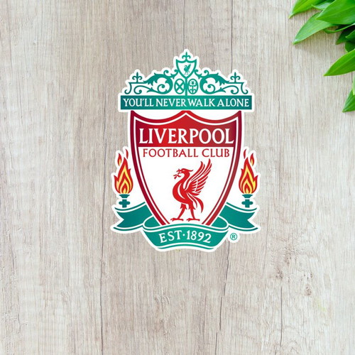 Liverpool sticker on glossy paper made to order