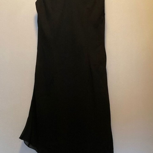 Black asymmetric dress size M like new