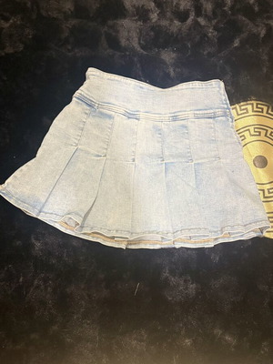 Skirt and top like new, slim fit, xsmall, blue