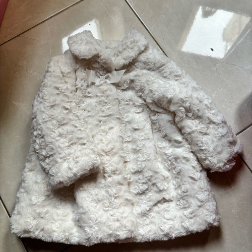 Mayoral baby fur coat 3-6 m new