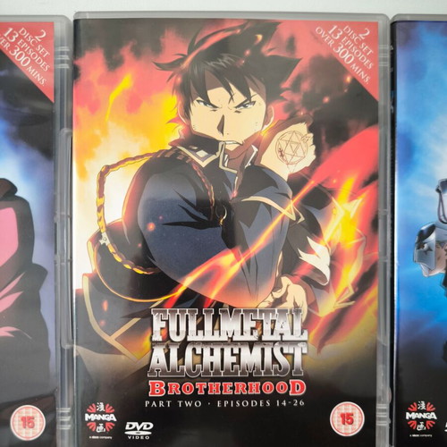 Fullmetal Alchemist Brotherhood DVD complete series near mint condition