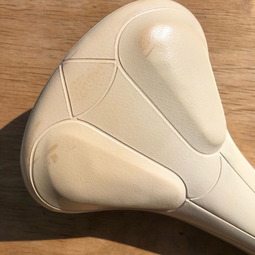 BMX Bicycle Saddle Cream Vintage new