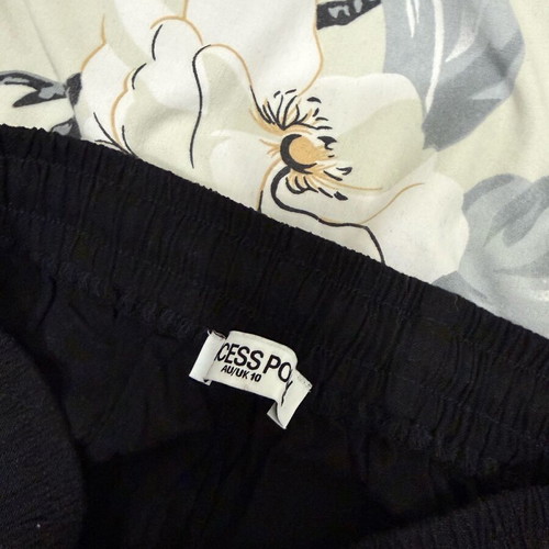 Princess Polly Black Linen Pants like new, size M