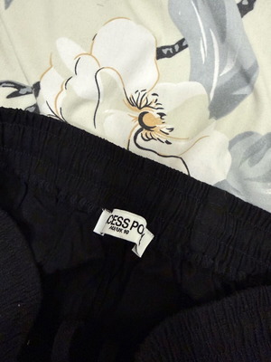 Princess Polly Black Linen Pants like new, size M