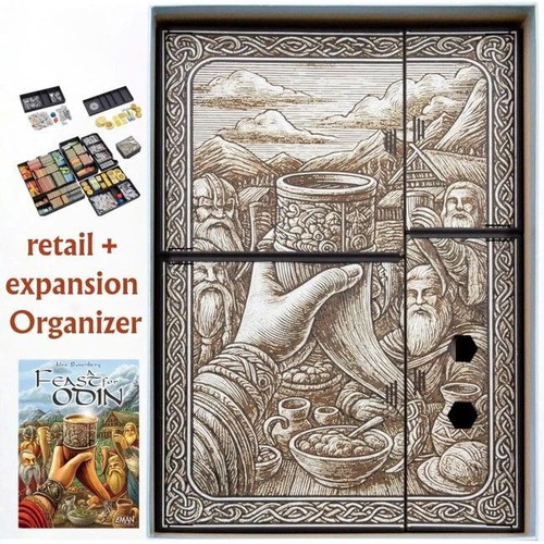 A Feast for Odin Board Game Organizer with The Norwegians Expansion