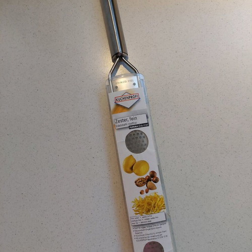 Kuchenprofi Thin Stainless Steel Grater 40x3.5cm New