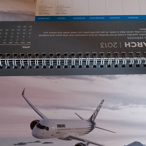 Bombardier 2013 collectible desk calendar like new