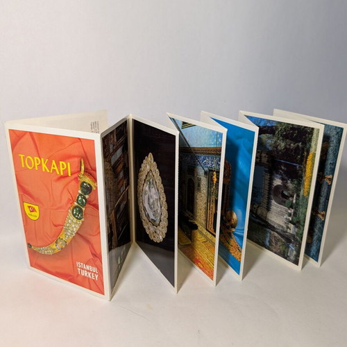 Topkapi postcard collection used, set of 12