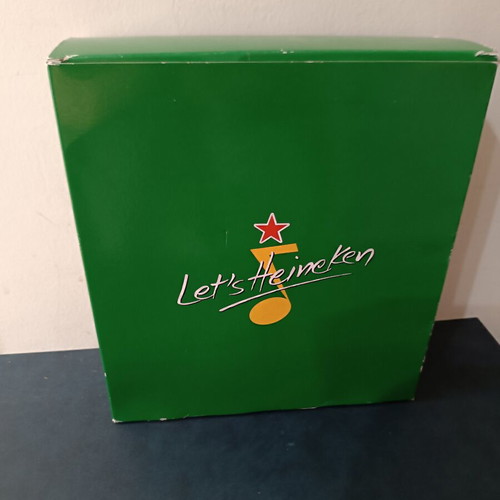 Heineken Vintage Beer Glasses set of 3 new