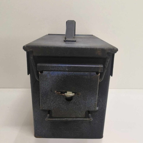 Multipurpose metal army box used