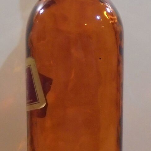 Johnnie Walker Red Label old promotional bottle used, sealed, empty