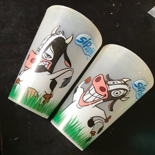 Kellogg’s collectible plastic cup like new with 2 Sipahh cups gift