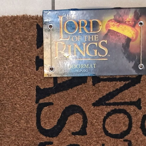 SD LORD OF THE RINGS LOTR DOORMAT GANDALF YOU SHALL NOT PASS 60 x 40 cm DOOR MAT