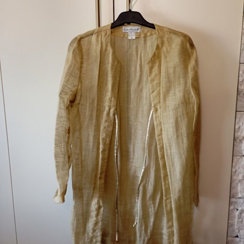 Summer jacket linen with gold thread like new, size S