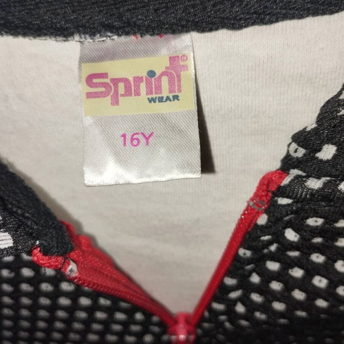 Sprint Wear jacket 16Y like new, black and white with red details