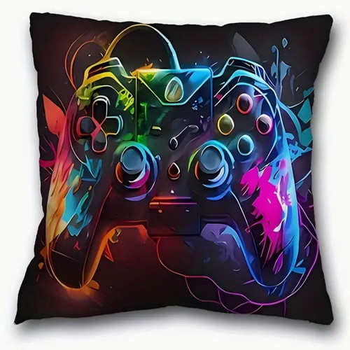 Super-Soft Pillowcase with Game Controller Design new