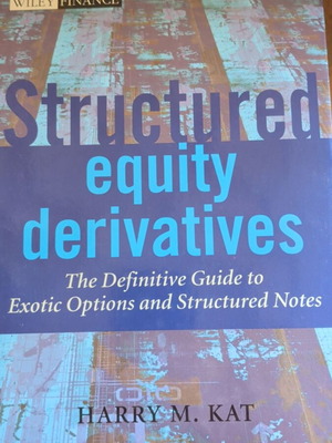 Structured Equity Derivatives book like new