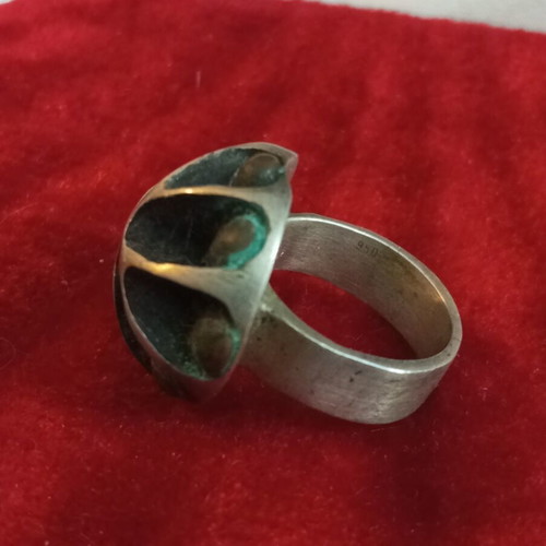 Silver 925 vintage ring used