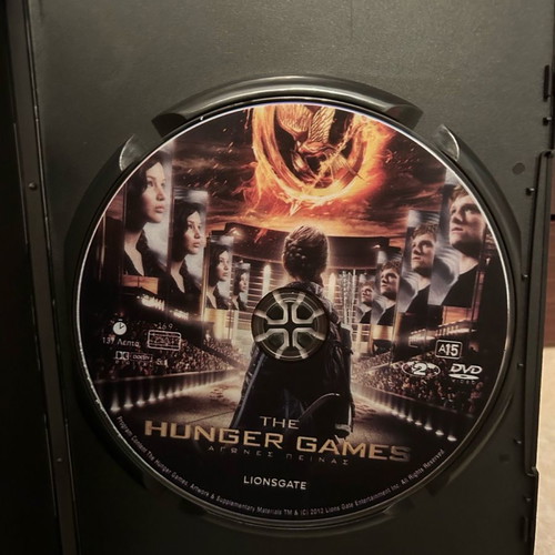Hunger Games DVD used, action with subtitles