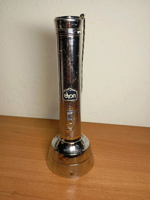 Vintage UCAR flashlight used for collection or design