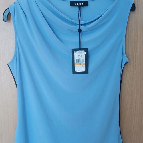 DKNY women's top new, blue, size S