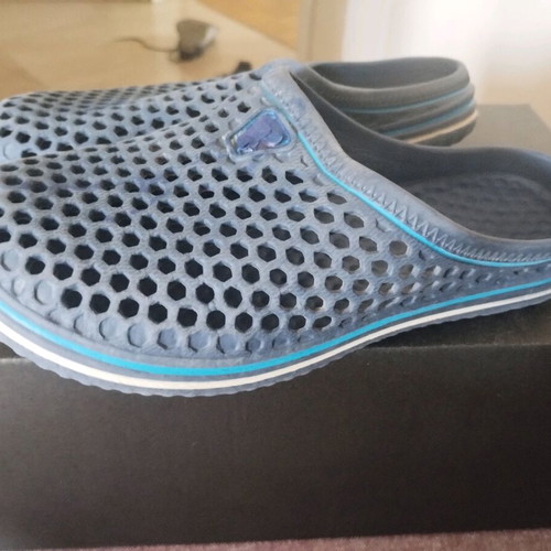 Flip-flops size 34 used, blue color