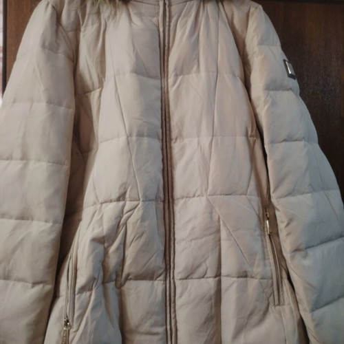 Calvin Klein down jacket with fur and thick lining, size L